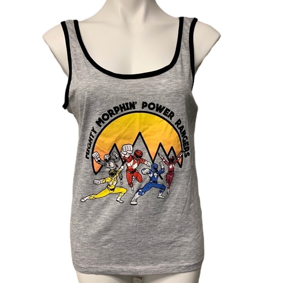Mighty Mophin Power Rangers Graphic Tank Top - Picture 1 of 7